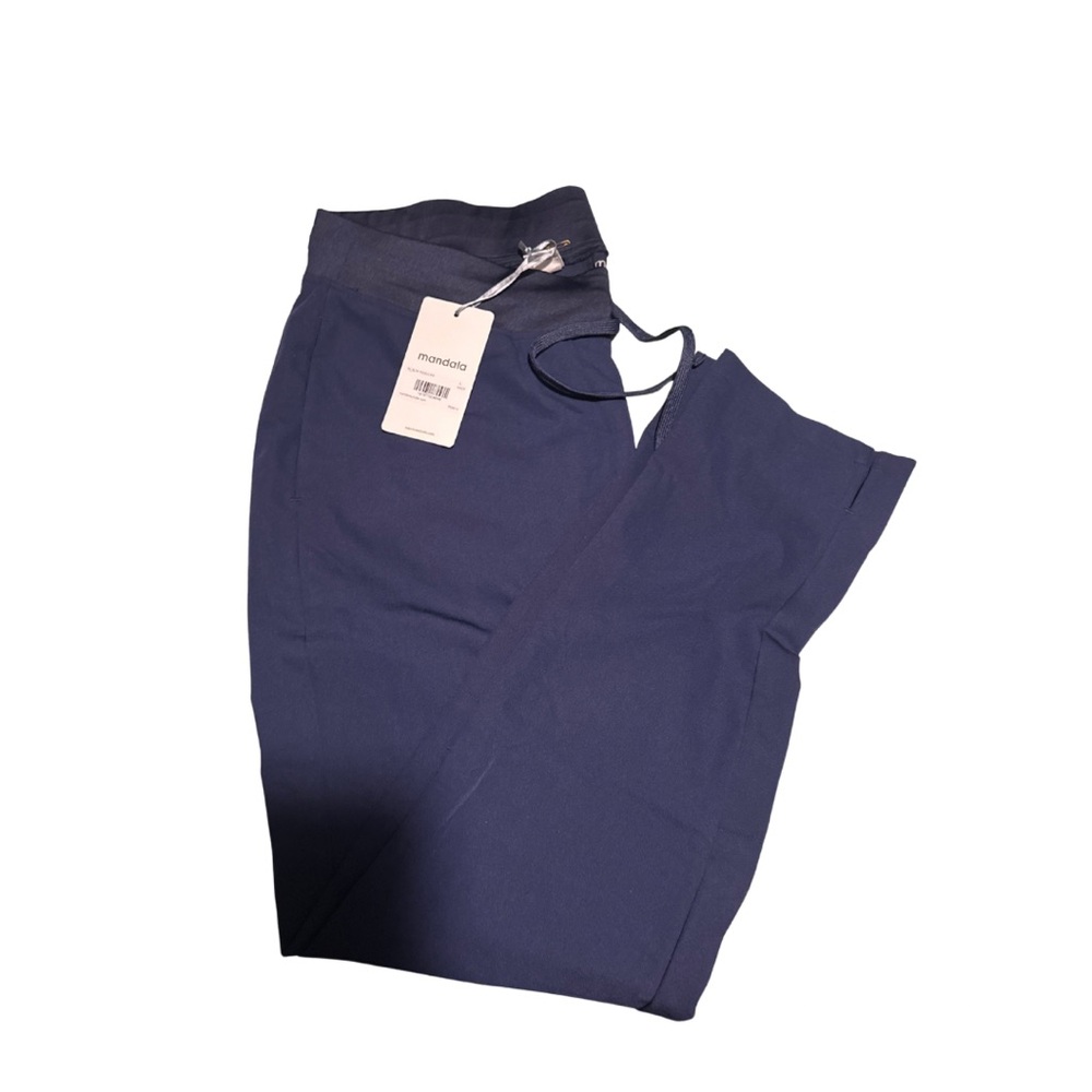 Navy Blue Slim Straight Leg by Mandala